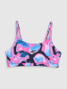 4F Sport-BH in Rosa/ Schwarz/ Hellblau - Low
