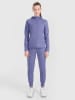 4F Sweatjacke in Hellblau/ Lila