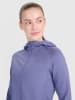 4F Sweatjacke in Hellblau/ Lila