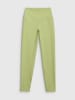 4F Legginsy funkcyjne w kolorze żółtym