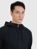 4F Sweatjacke in Schwarz