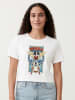 WOOOP Shirt "Wonder woman" in Weiß