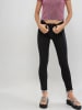 Monki Spijkerbroek - slim fit - zwart