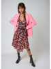 Monki Jurk rood/zwart