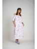 Monki Kleid in Weiß/ Lila