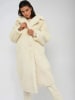 Monki Teddymantel crème
