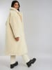 Monki Teddymantel in Creme