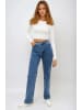 Monki Dżinsy - Regular fit - w kolorze niebieskim