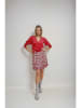 Monki Rock in Rot/ Grau