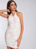 Monki Jurk wit/meerkleurig
