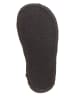 lamino Pantoffels met lamsvacht "Stern" grijs/donkerblauw/antraciet