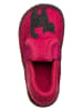 lamino Hausschuhe "Katze" in Pink/ Anthrazit
