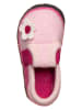 lamino Hausschuhe "Blume" in Rosa/ Pink