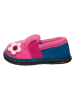 lamino Pantoffels "Blume" donkerblauw/roze