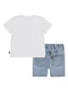 Levi's Kids 2-częściowy zestaw w kolorze biało-niebieskim