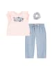Levi's Kids 2tlg. Outfit in Rosa/ Hellblau