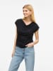 Vila Shirt in Schwarz