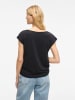 Vila Shirt in Schwarz