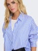 JDY Blouse "Vesper" blauw/wit