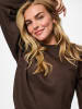 Pieces Sweatshirt "Chilli" in Braun