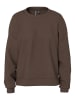 Pieces Sweatshirt "Chilli" in Braun