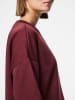 Pieces Sweatshirt "Chilli" donkerrood
