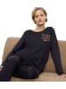 Triumph Pyjama in Schwarz
