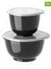 Rosti 4tlg. Set: Rührschüsseln "Margrethe" in Schwarz