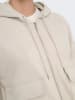 ONLY Sweatjacke in Creme