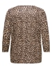 ONLY Carmakoma Blouse lichtbruin