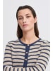 b.young Cardigan in Beige/ Dunkelblau