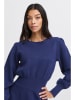 b.young Gebreide jurk donkerblauw