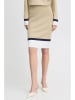 b.young Gebreide rok beige