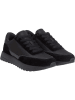 Calvin Klein Leder-Sneakers in Schwarz