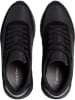 Calvin Klein Leder-Sneakers in Schwarz