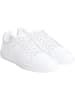 Calvin Klein Leder-Sneakers in Weiß