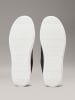 Calvin Klein Leder-Sneakers in Schwarz
