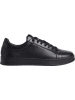 Calvin Klein Leder-Sneakers in Schwarz