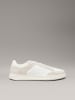 Calvin Klein Leder-Sneakers in Creme/ Beige