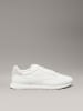 Calvin Klein Leder-Sneakers in Weiß/ Beige