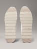 Calvin Klein Leder-Sneakers in Weiß/ Beige
