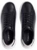 Calvin Klein Leder-Sneakers in Schwarz