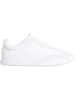 Calvin Klein Leder-Sneakers in Weiß