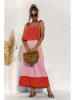 Ariel Tesoro Jurk rood/lichtroze