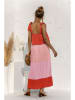Ariel Tesoro Jurk rood/lichtroze