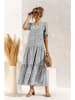 Ariel Tesoro Jurk zwart/wit
