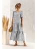 Ariel Tesoro Jurk zwart/wit