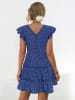 Ariel Tesoro Kleid in Blau/ Weiß