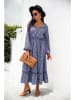Ariel Tesoro Kleid in Dunkelblau/ Weiß