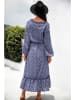 Ariel Tesoro Kleid in Dunkelblau/ Weiß